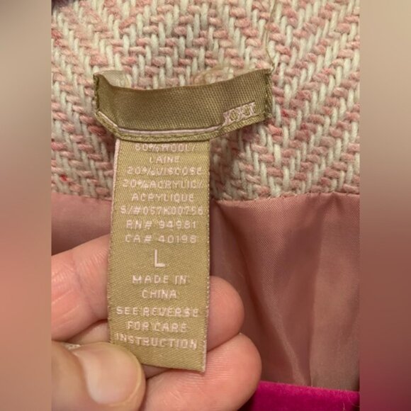 Forever 21 Dusty Pink Wool Coat - Picture 5 of 14